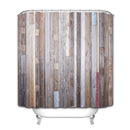 40X60cm Bathroom Shower Curtain Modern Rustic Wood Wall Waterproof Bathroom Liner Shower Curtain