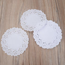 Honana 100pcs Hollow Round Lace Oil Absorbing Paper Cake Biscuit DIY Baking Food Filter Paper