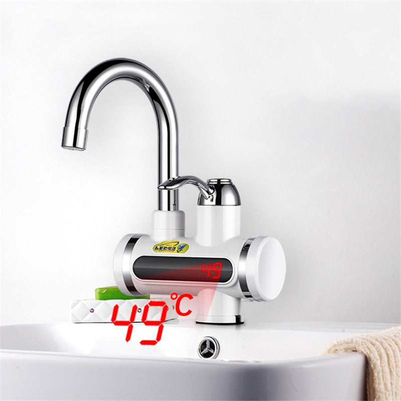 Mrosaa 220V 1500W Aluminum ABS Instant Water Faucet Fast Electric Faucet Hot Cold
