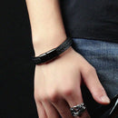 Personality Simple And Versatile Casual Student Style Men's Leather Bracelet
