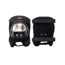 Wosawe 1 Pair Stainless Steel Elbow Support Outdoor Cycling Protective Gear Sports Hand Safety Equipment