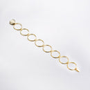 Unique Heart Finger Rings Stackable Multilayer 2 in 1 Dual Purpose Ring Bracelet for Women