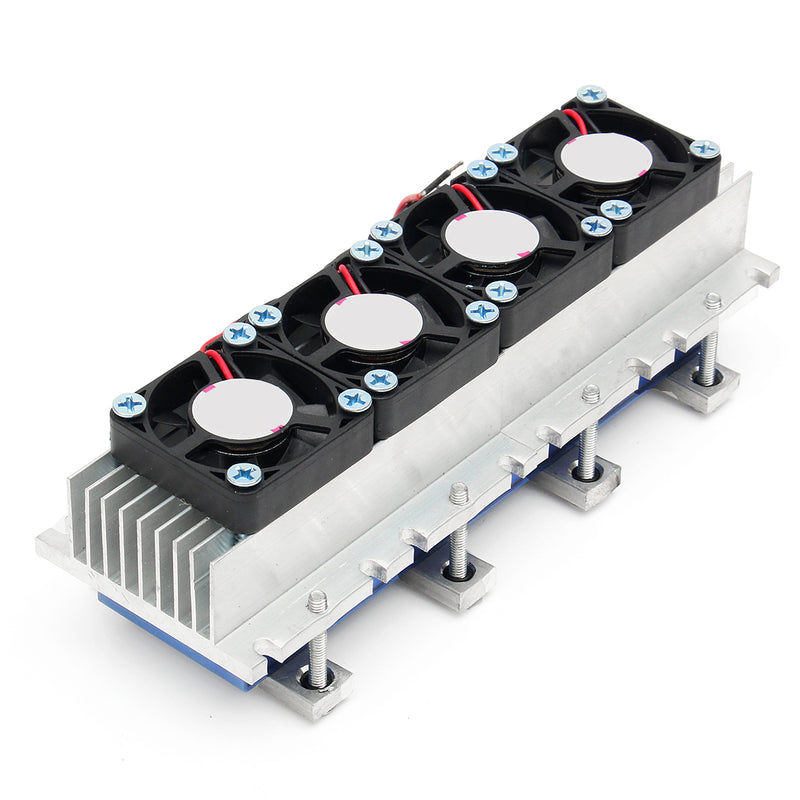 Quad Core TEC1-12706 Thermoelectric Peltier Cooling Equipment Air Refrigeration DIY Radiator