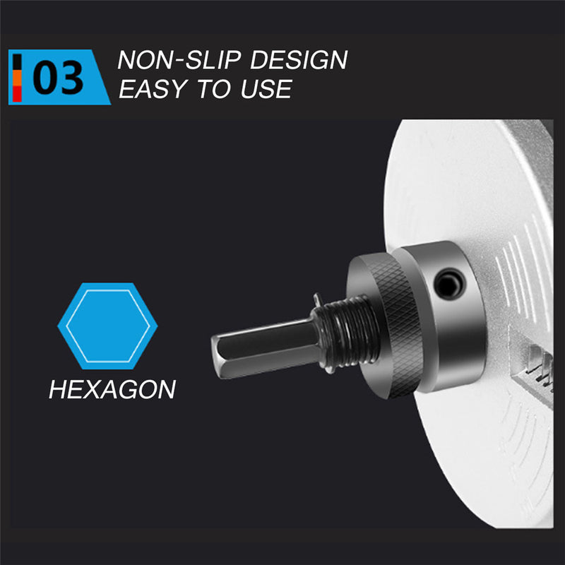 Sharp Durable Woodworking Hole Saw Drill Bit Hole Saw Cutter Kit for Wood Gypsum