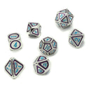 7Pcs DND Polyhedral Dice For Role Playing Game Metal Dice Set