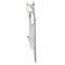 Tie Fast Knot Tying Tool Fly Fish Fishing Line Tyer With Hook Eye Cleaner Silver