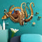 Miico Creative 3D Sea Animals Octopus Frame PVC Removable Home Room Decorative Decor Sticker