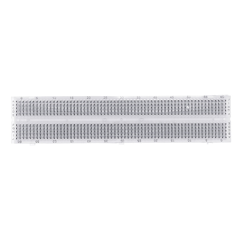 630 Holes Transparent Breadboard Protoboard DIY Kit Universal PCB Circuit Board Solderless