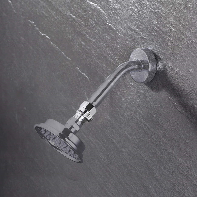 G 1/2 Copper Shower Head Shut-Off Valve Quick Open Adapter Valve Flow Regulator