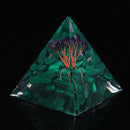 Himalayas Stone Orgone Pyramid Energy Generator Tower Home Reiki Healing Crystal Decorations