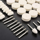 90pcs Felt Polishing Buffing Pads Wheel Wool Plastic Dremel Rotary Tool Kit