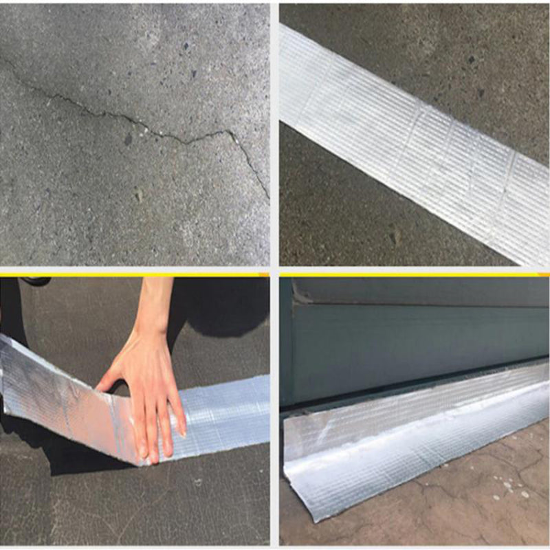 5M 1.0mm Mirror Butyl Rubber Tape Floor Roof Window Wall Waterproof Adhesive Stop Leak Sticker for Roof Pipe Marine Repair