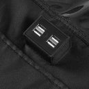 Leather Car Seat Back Storage Bag Multi-Pocket Hanging Organizer Black with 4 USB Charging Ports