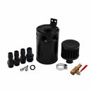 Universal 3-Port Oil Catch Can Tank Reservoir Breather Filter Drain Valve