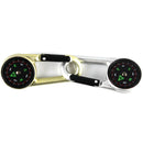 Two Colors Metal Carabiner Compass Outdoor Navigation Compass