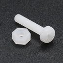 Suleve M3NH6 300Pcs M3 Nylon Screw White&Black Hex Screw Nut PCB Standoff Spacer Assortment Kit