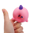 Squishy Narwhal Uni Whale Jumbo 11CM Slow Rising With Packaging Collection Gift Soft Toy