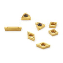Drillpro Upgrade 21pcs 10mm Turning Tool Holder Lathe Boring Bar+Carbide Insert+Wrench Set