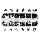 Suleve MXCP3 240Pcs Mini Phillips Screw Carbon Steel Electronic Flat Head Notebook Laptop Repair