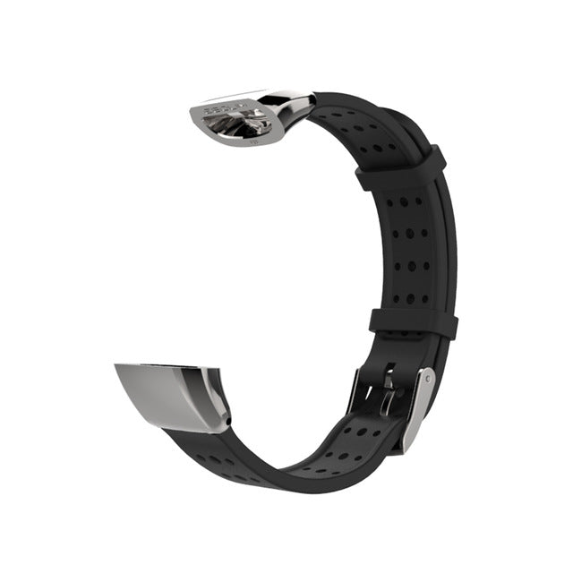 Mijobs Wristband Silicone Watch Band for Huawei Band 2 Pro B19 B29 Smart Watch