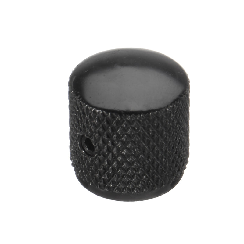 4 Pcs Black Chrome 6mm Guitar Knobs Tone Volume for Electric Guitar Bass