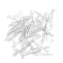 3pcs 4X4X4 Blue LED Light Cube Kit 3D LED DIY Kit For  DIY Kit