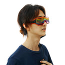 4 Modes LED Glow EL Glasses Party Flashing Festival Neon Wire Bar Party Light Up Goggles