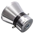 Aluminum Alloy 100W 28KHz Ultrasonic Piezoelectric Transducer Cleaner Silvery