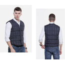 USB Electric Heating Vest Jacket Winter Warm Heated Pad Winter Body Warmer