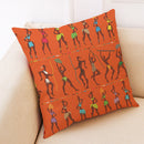 Ethnic Style Cotton Linen Cushion Cover Square Decoration Pillowcase House Decor Pillow Case