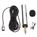ERzhen S318 Lavalier Clip-on Cardioid Capacitance Wired Microphone for Amplifier Mixer