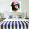 Miico Hand Painted Oil Paintings Abstract Colorful Pensive Gorilla Wall Art For Home Decoration Painting