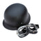 Black 59-60cm/23.2-23.6in Motorcycle Half Face Helmet With Removable Goggle Cruiser Biker Matte
