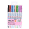 8pcs Mixed Colour White Board Bright Marker Fine Pen bullet Tip Pens Easy Dry Wipe