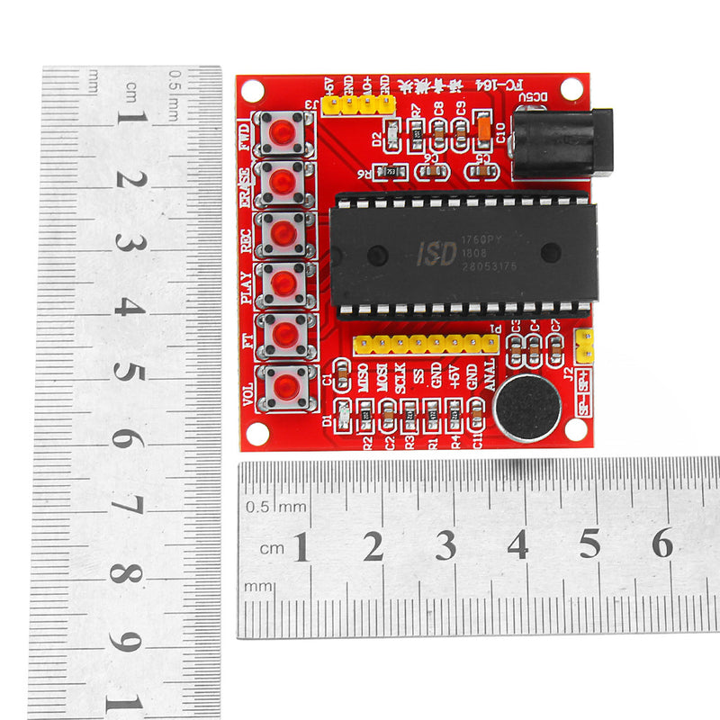 5pcs ISD1700 Series Voice Recording and Playing Serial Module