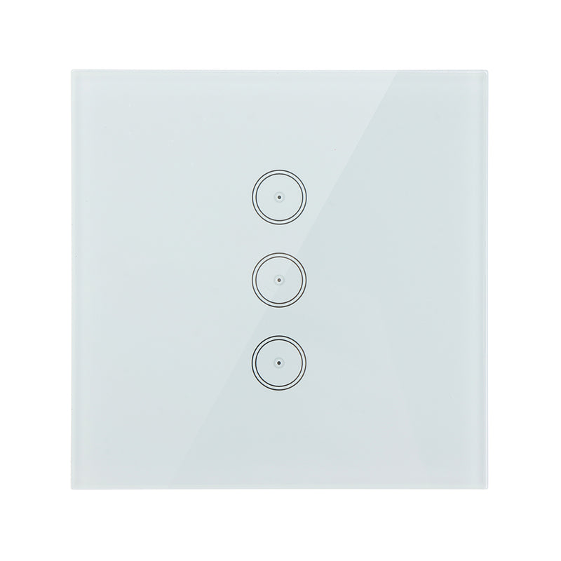 1/2/3 Gang WIFI Smart Voice Control Glass Panel Switch EU Plug Waterproof Glass Touch Screen Support Alexa Google Timer Switch