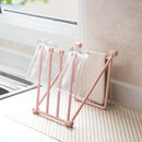 Creative Foldable Vertical Rags Towel Holder Hanger Rag Storage Table Storage Cup Racks