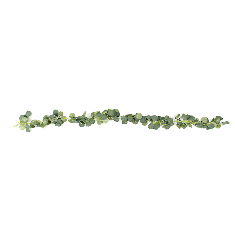 70" Artificial Eucalyptus Garland Faux Silk Vines Leave Leaf Green Wedding Decor Supplies