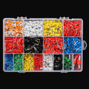Excellway CT06 2120Pcs Wire Copper Crimp Insulated Cord Pin End Terminal 22 to 5 AWG
