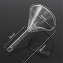40/50/60/75/90/120mm Lab Glass Funnel Short Stem Thick Glass Multiple Size