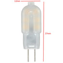 6PCS DC12V G4 2W SMD2835 Non-dimmable Warm White LED Light Bulb for Indoor Home Decor