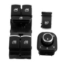 Car Styling Chrome Mirror Switches Fit For Volkswagen /VW CC /TIGUAN /PASSAT B6 B7 /GOLF 5 6 MK5 MK6 /JETTA 5