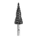 Drillpro HRC89 AlTiN Coating Step Drill Bit 4-20mm HSS M35 Cobalt Step Cone Drill Bit Hole Cutter