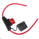 50A Maxi Car Fuse with Weatherproof Holder 8AWG (8B&S) Wire Dual Battery for Car