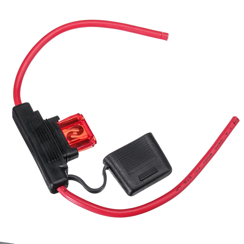 50A Maxi Car Fuse with Weatherproof Holder 8AWG (8B&S) Wire Dual Battery for Car