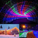 20M 200LED Waterproof Fairy String Light Christmas Outdoor Wedding Party Lamp EU Plug AC220V