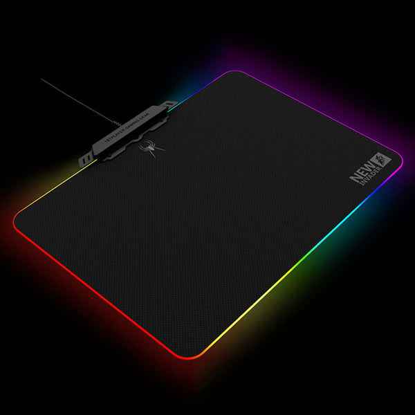 1STPLAYER HY-MP01 Gaming Mouse Pad With 10 Models RGB Light USB Wired RGB Backlit With Touch Control