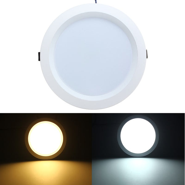 12W LED Flush Mount Recessed Ceiling Panel Down Light AC85-265V