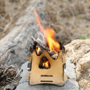 Outdoor Portable Charcoal Firewood Cooking Stove Camping Picnic BBQ Folding Burner Furnace