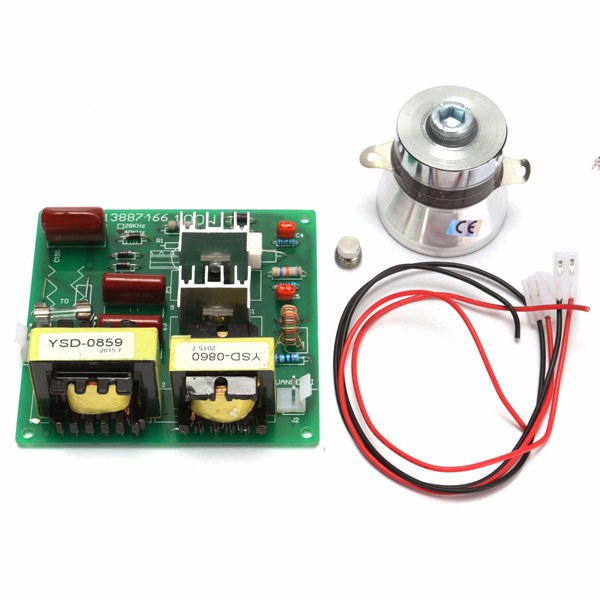 AC110V 100W 40K Ultrasonic Cleaner Power Driver Board With 60W 40K Transducer